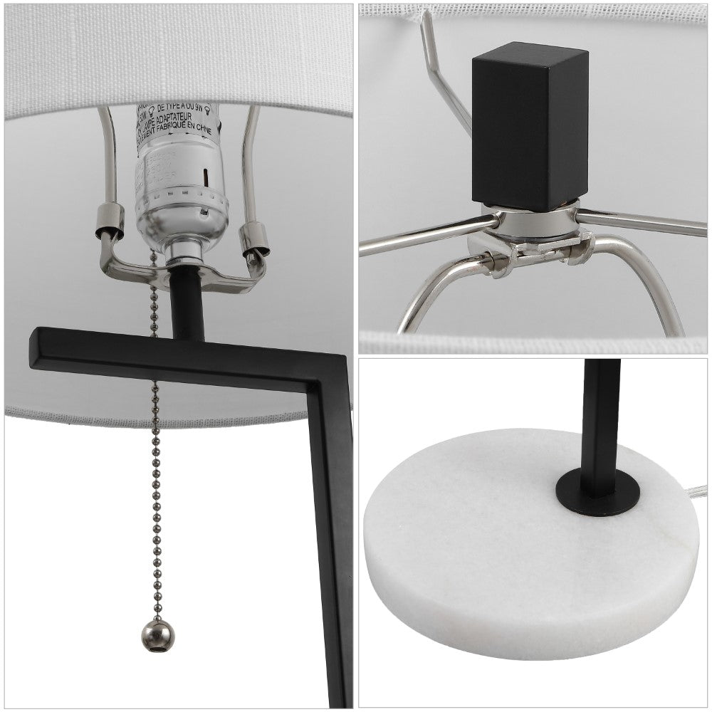Orchard 24.5" Metal/Marble LED Table Lamp