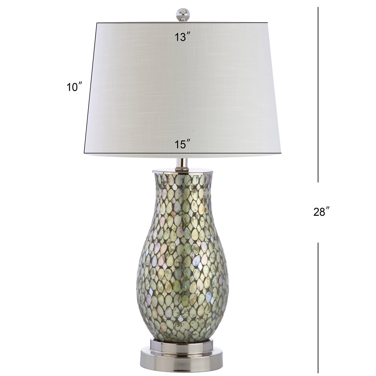 Erik 28" Mosaic LED Table Lamp