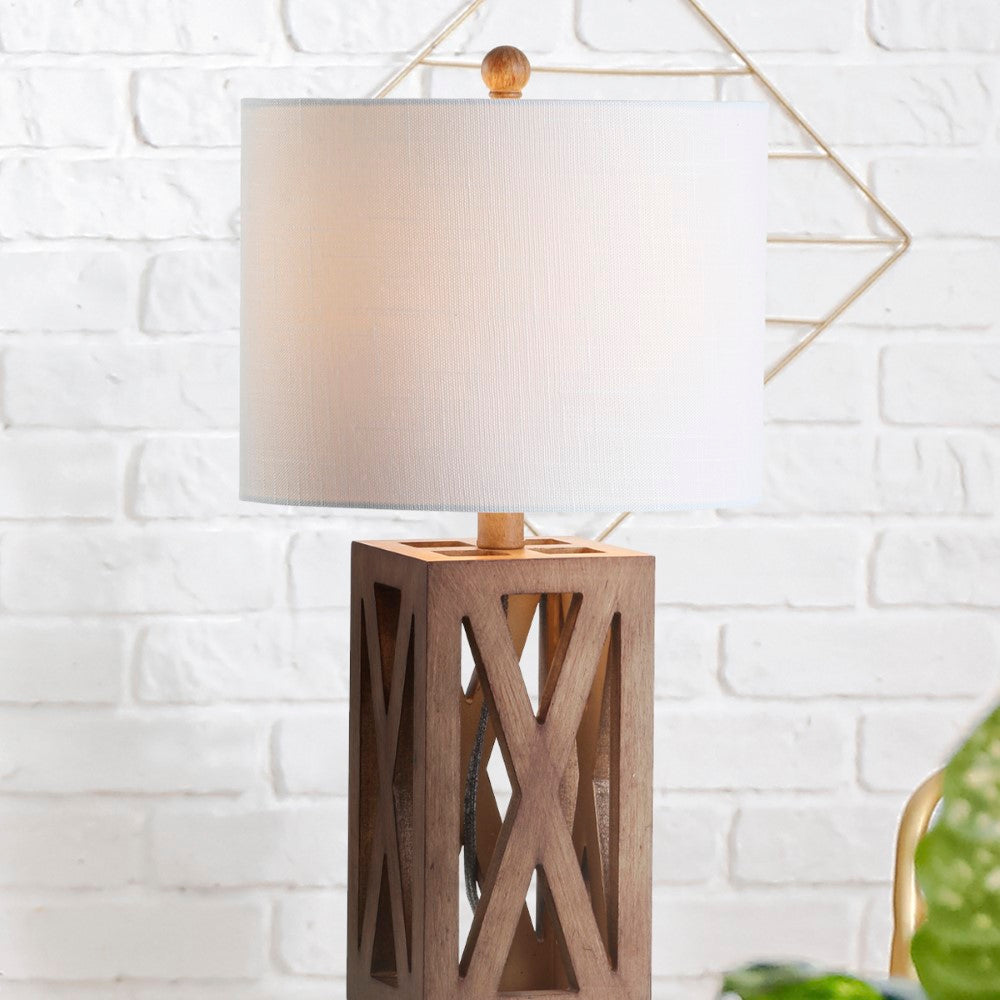 Bullfinch 21.5" Wood LED Table Lamp