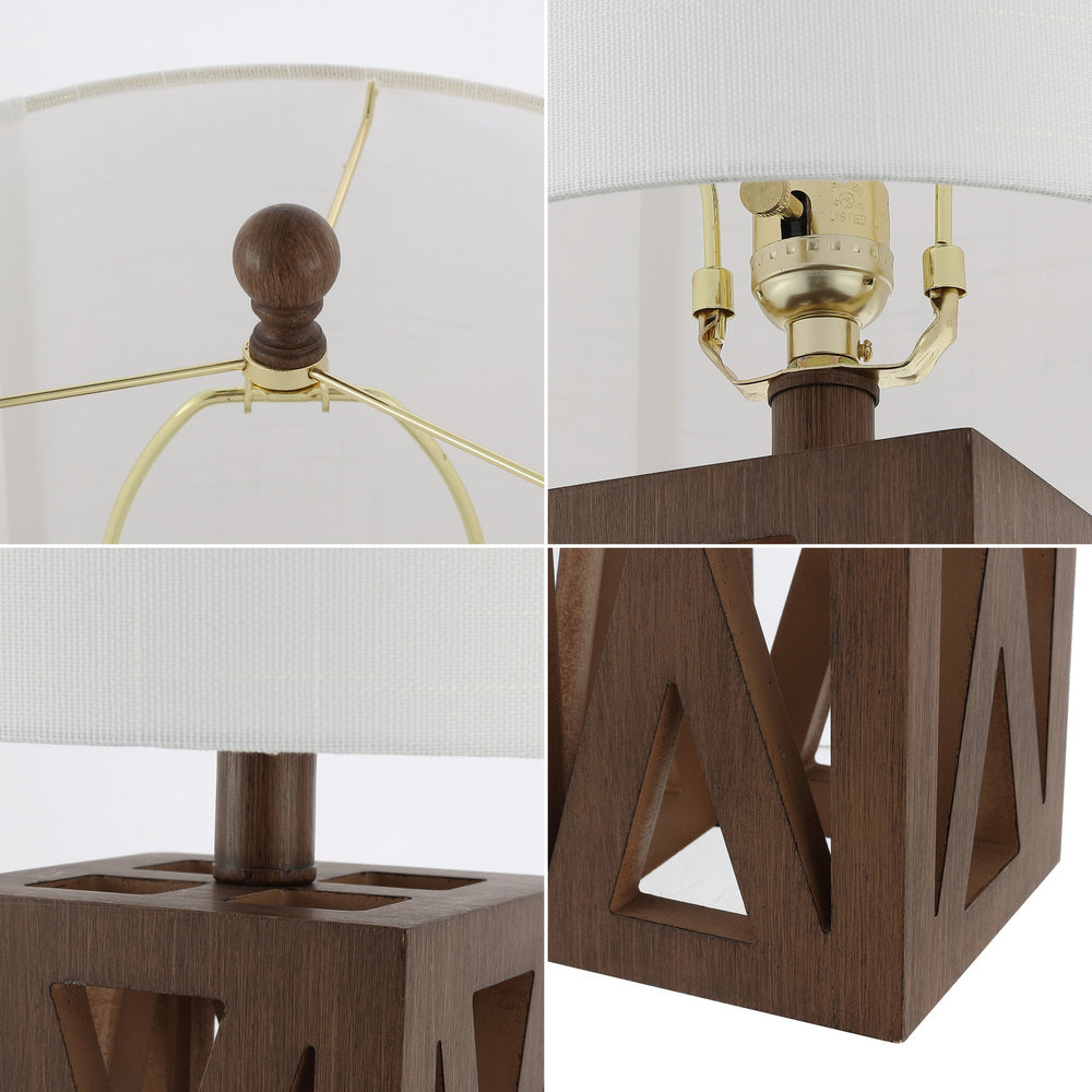 Bullfinch 21.5" Wood LED Table Lamp
