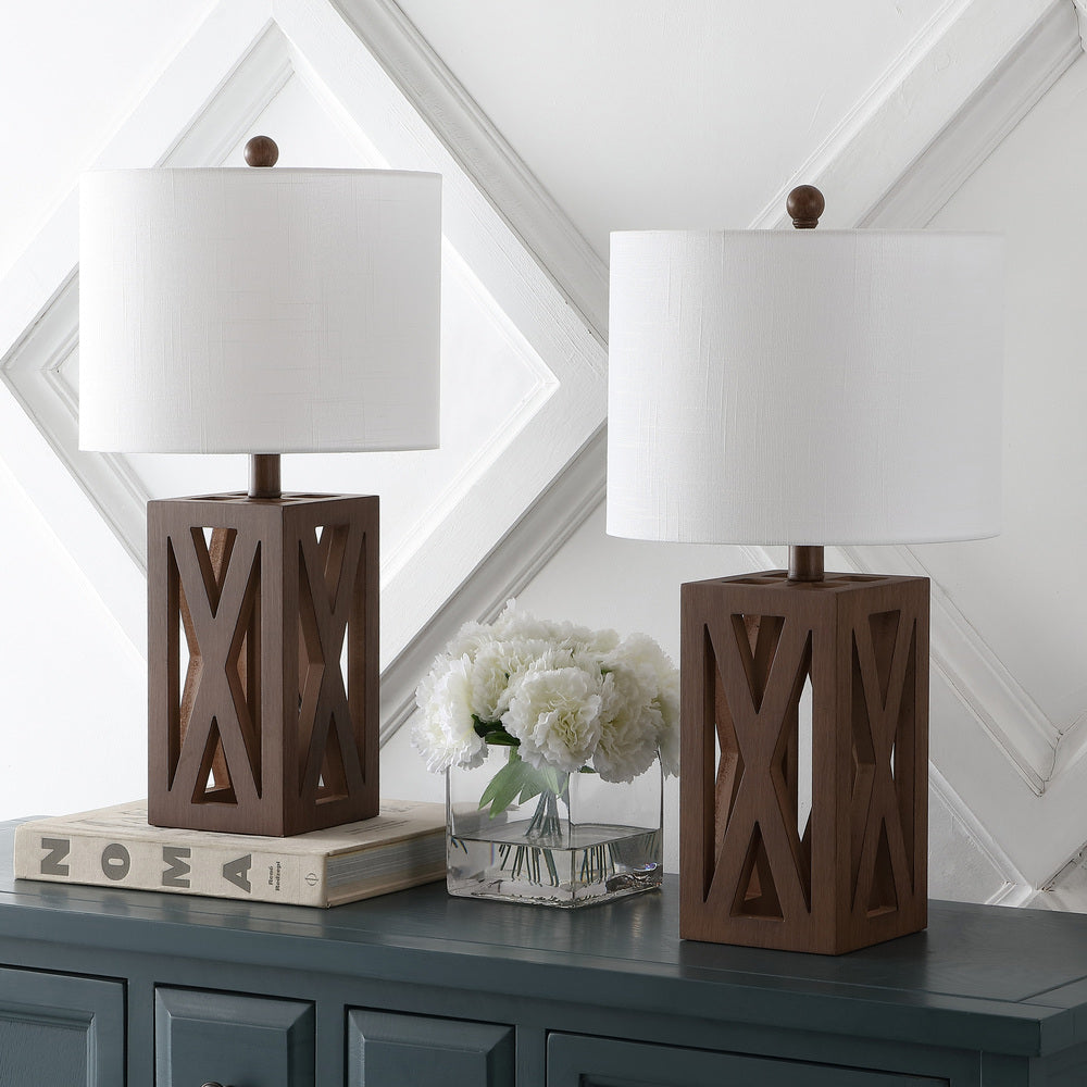 Bullfinch 21.5" Wood LED Table Lamp