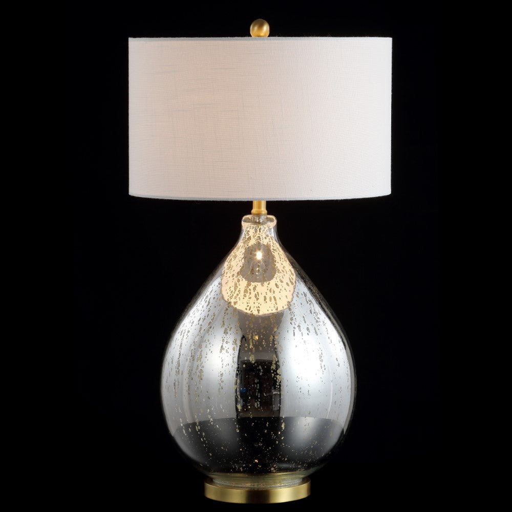 Bluebird 30.75" Glass/Metal LED Table Lamp