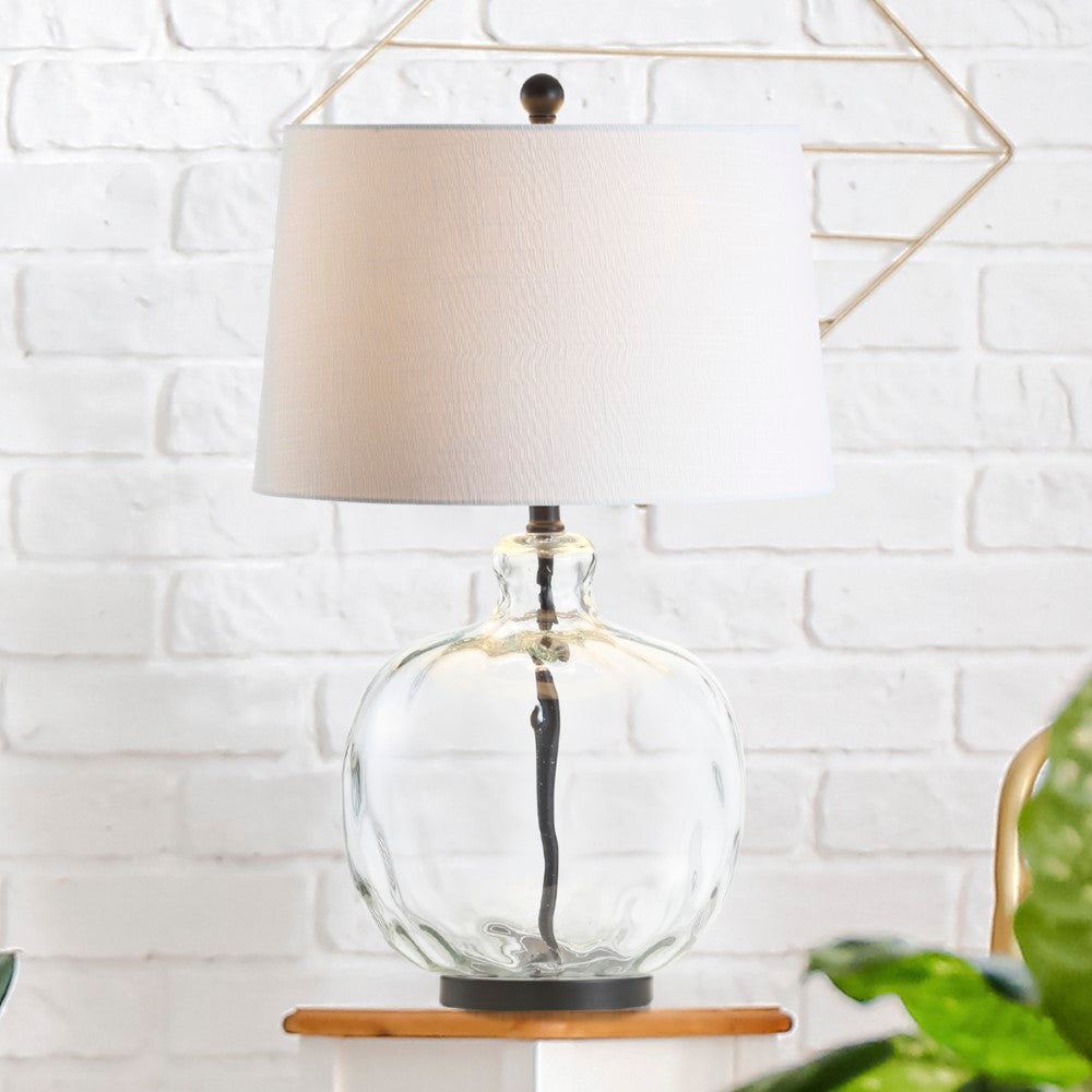 Cardinal 26.5" Glass/Metal LED Table Lamp