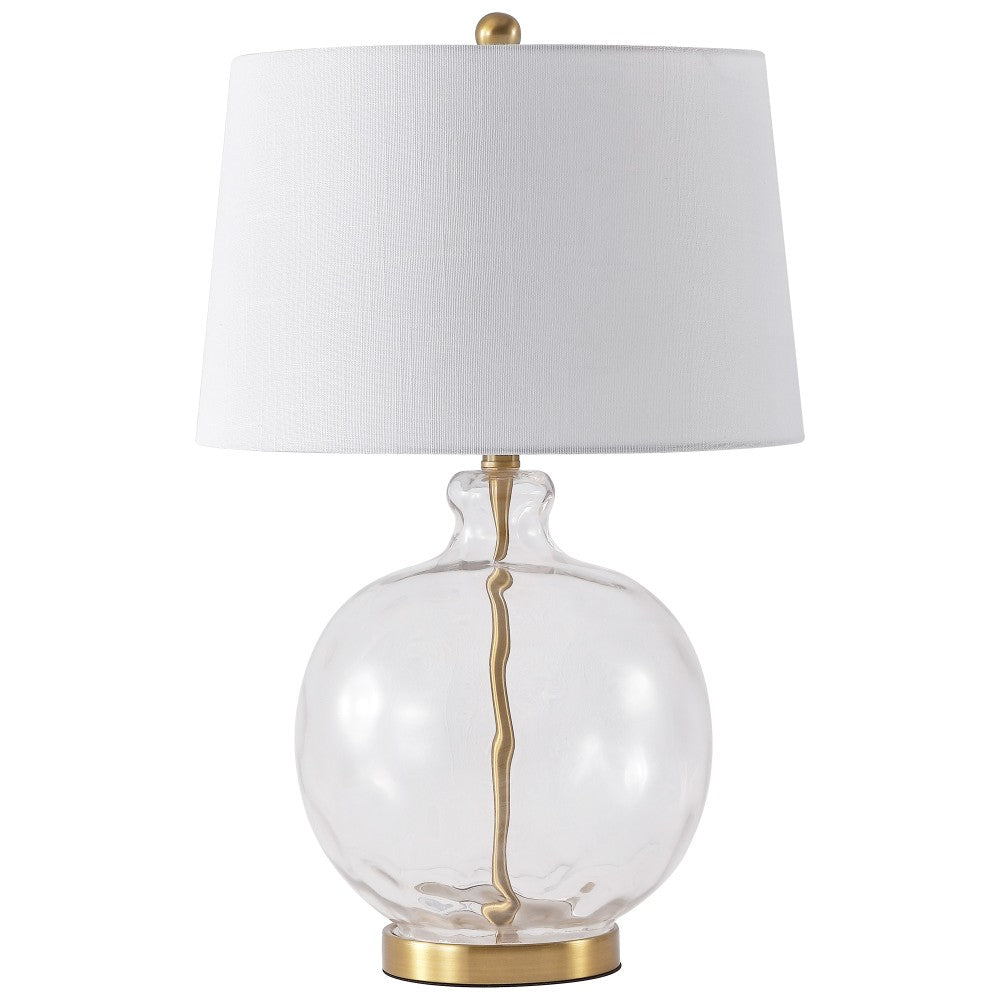 Cardinal 26.5" Glass/Metal LED Table Lamp
