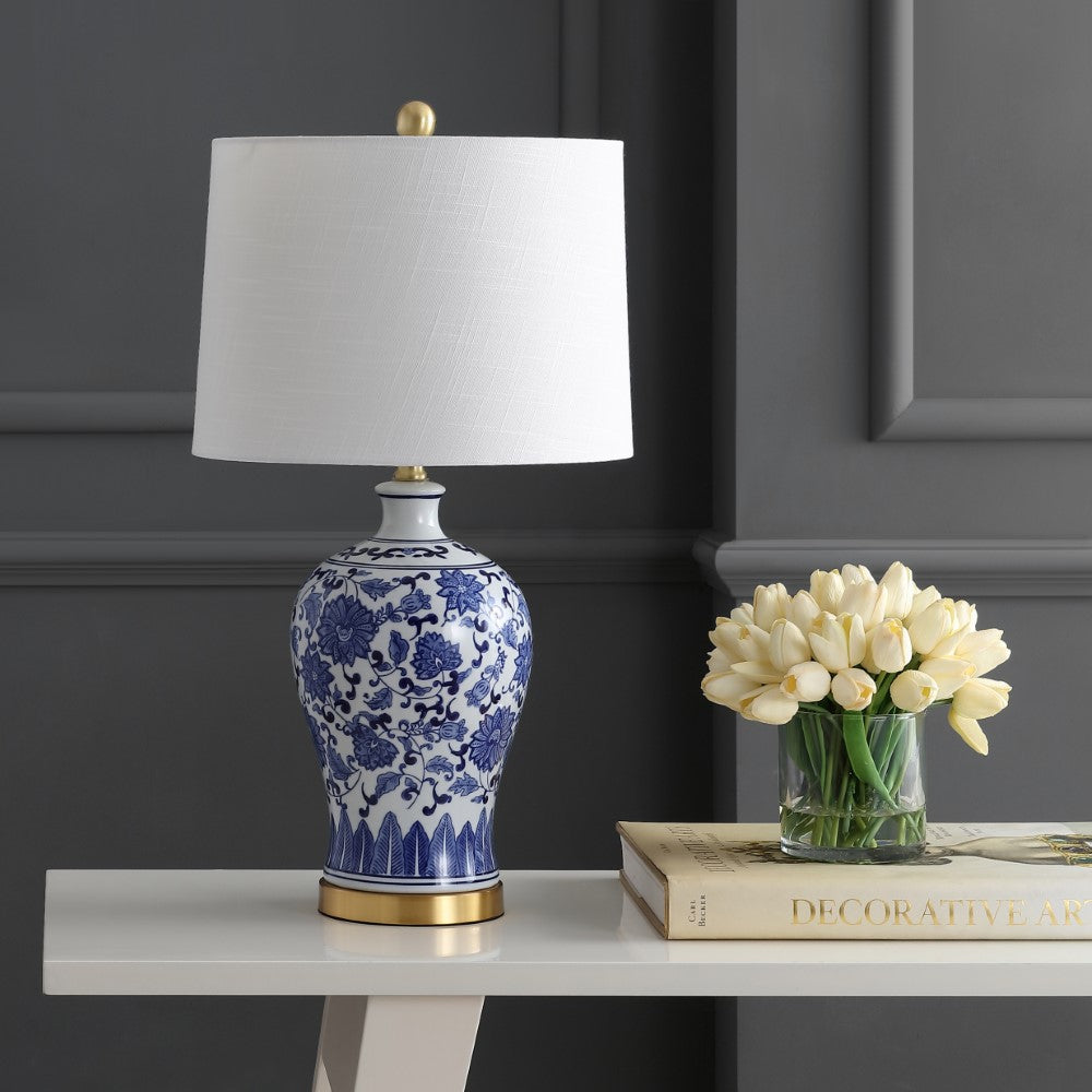 Pigeon 25.25" Ceramic/Metal LED Table Lamp, Set of 2