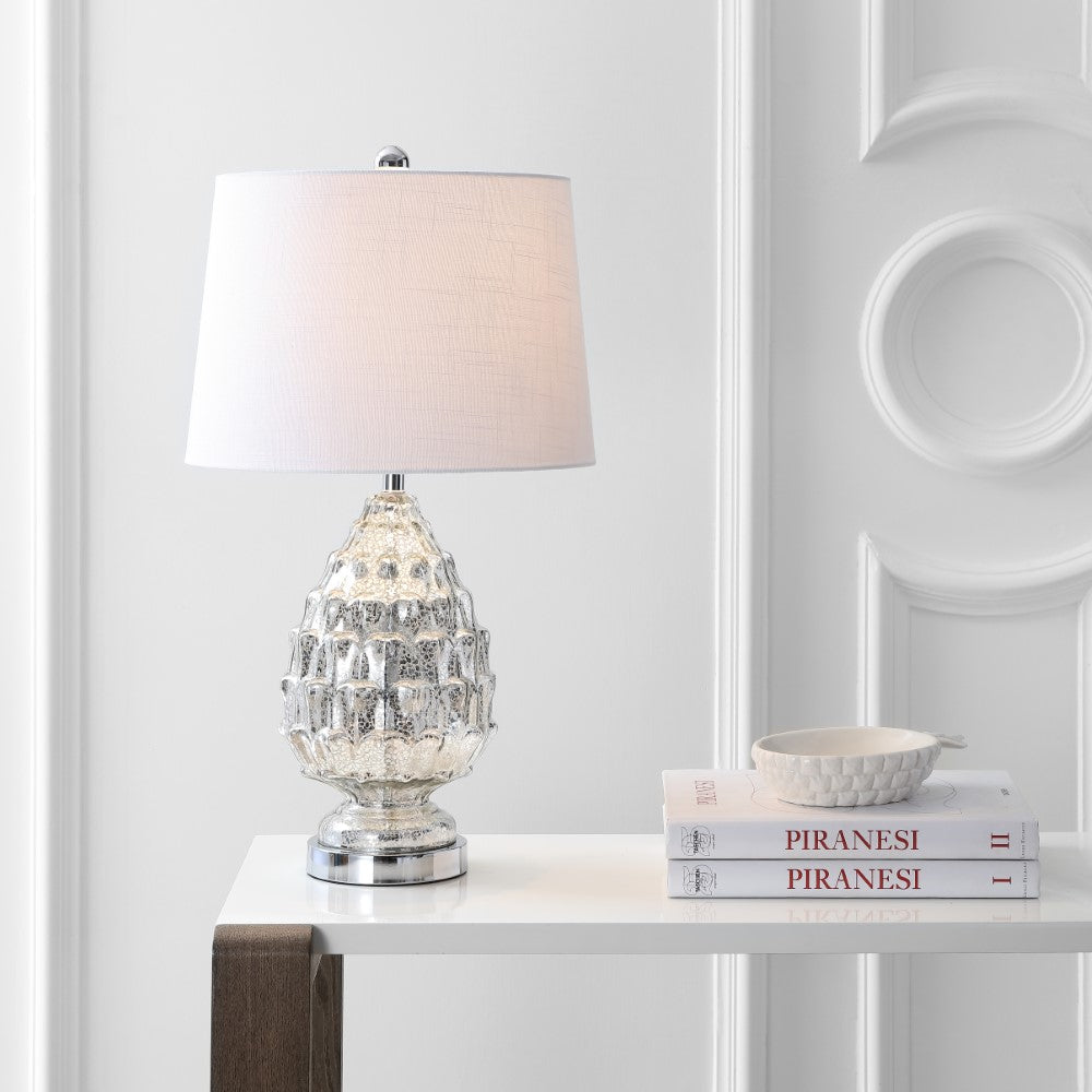 Diana 25.5" Glass LED Table Lamp, Set of 2