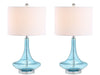Aqua/Chrome (Set of 2)