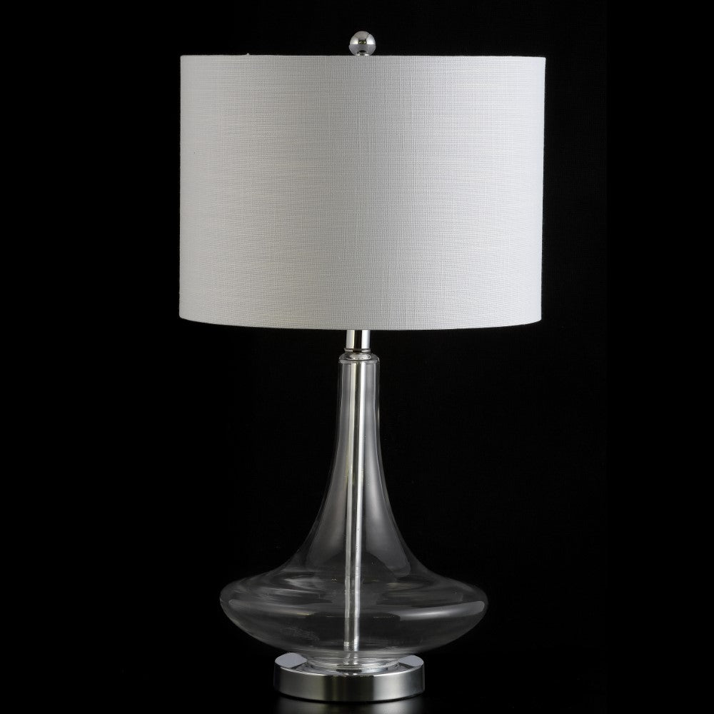 Ace 25.5" Glass Teardrop LED Table Lamp, Set of 2