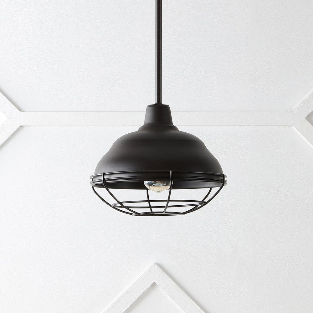 Bridgemoor 10.38" Industrial Farmhouse Iron LED Pendant