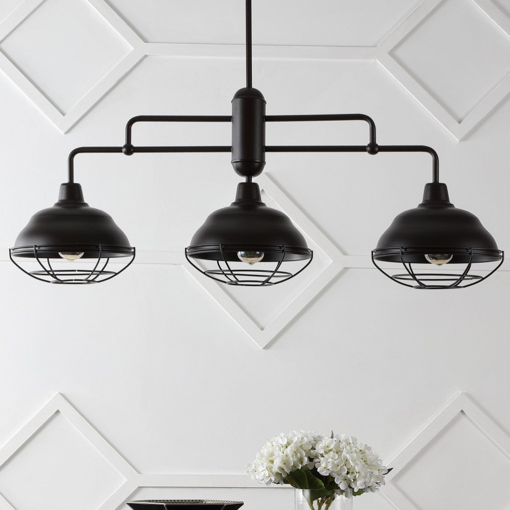 Bridgemoor 10.38" Industrial Farmhouse Iron LED Pendant