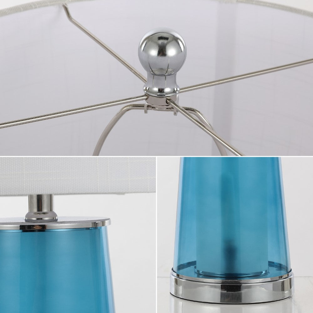 Portable Modern Minimalist Glass/Iron Nightlight LED Table Lamp Set 2
