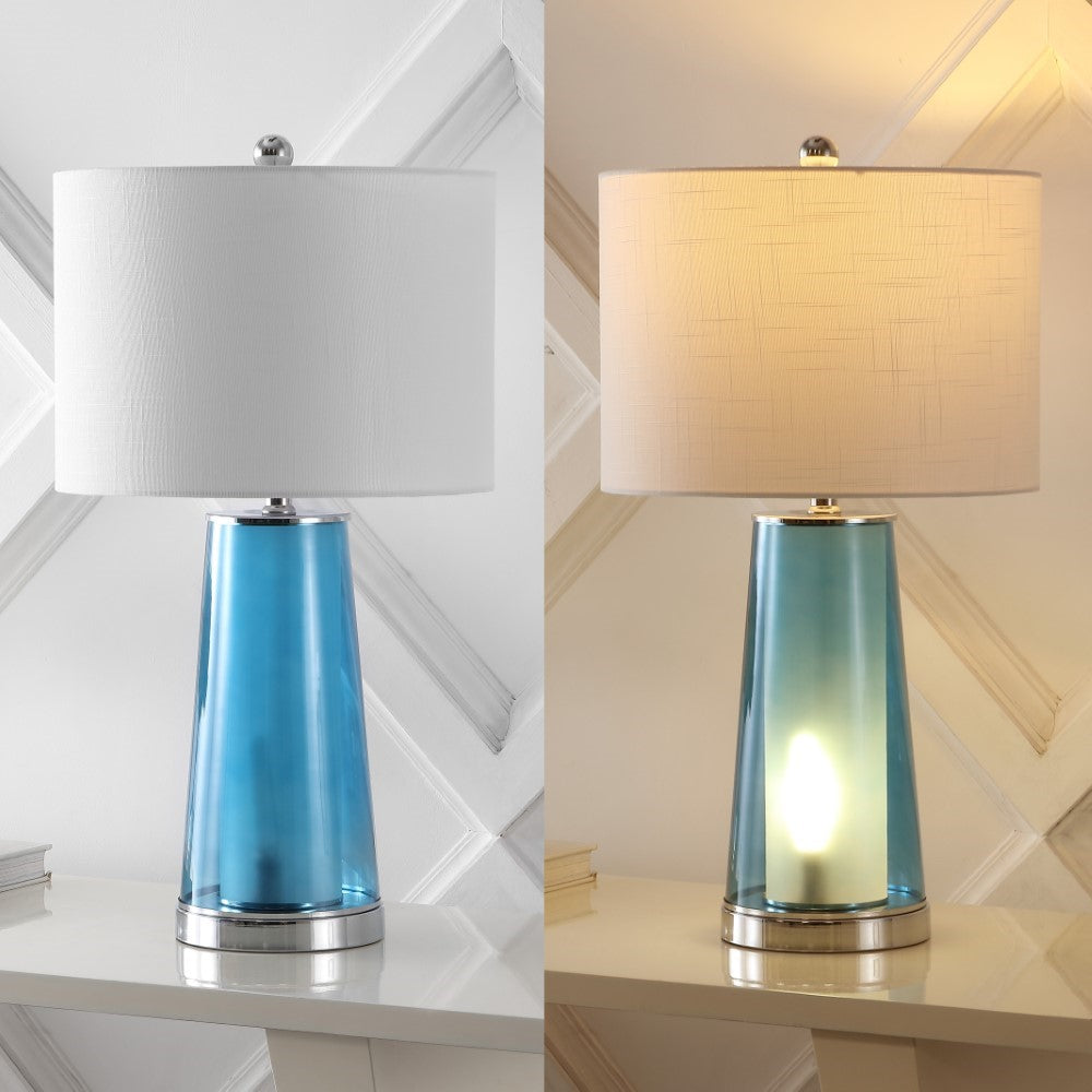 Portable Modern Minimalist Glass/Iron Nightlight LED Table Lamp Set 2