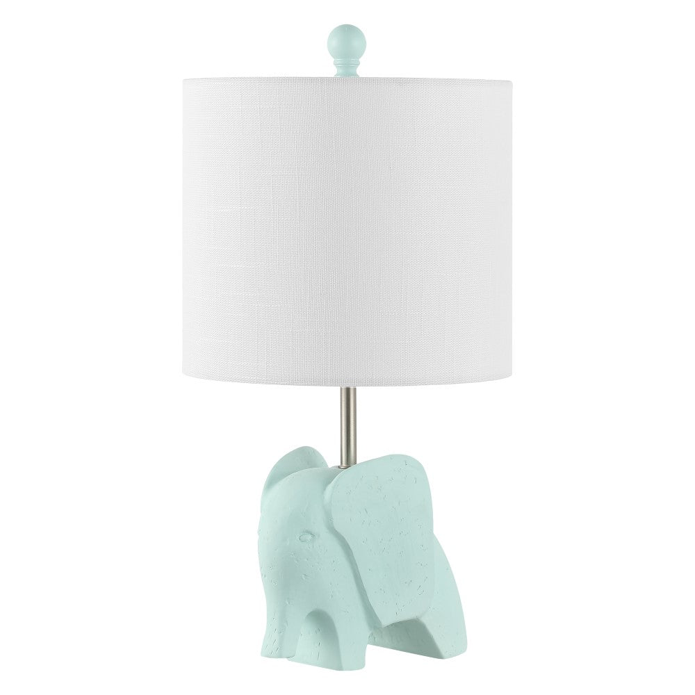 Koda Eclectic Southwestern Resin/Iron Elephant LED Kids Table Lamp