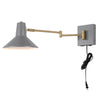 Grey/Brass Gold