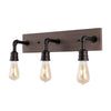 Oil Rubbed Bronze/Brown Wood Finish