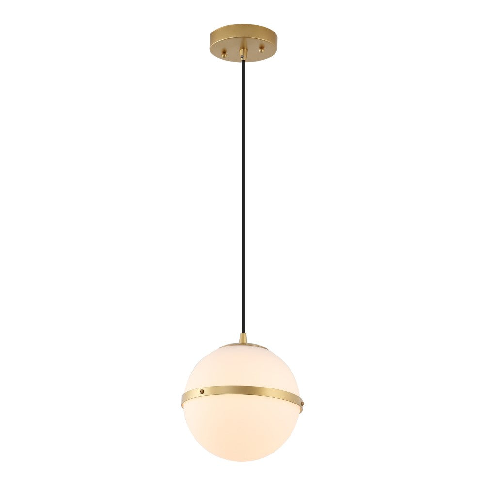 Mango 8" Modern Minimalist Globe LED Pendant Light