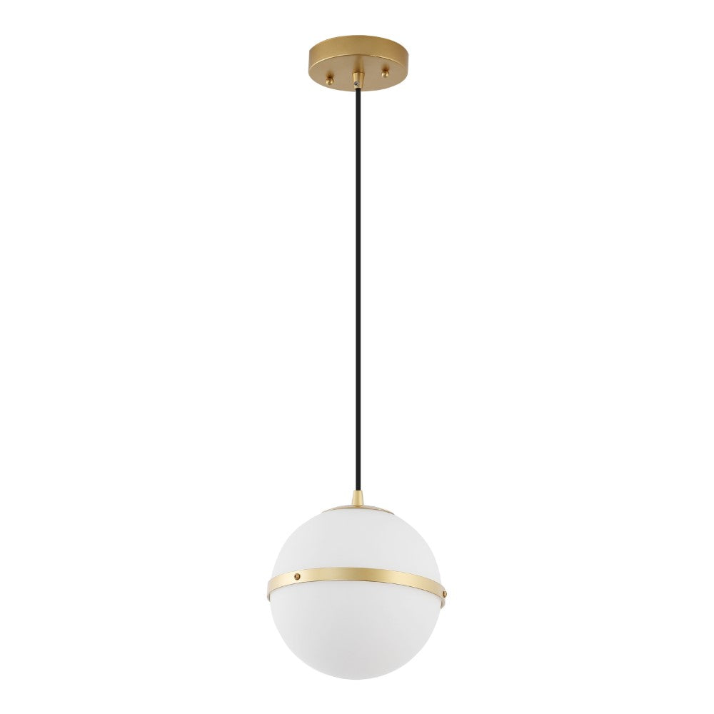 Mango 8" Modern Minimalist Globe LED Pendant Light