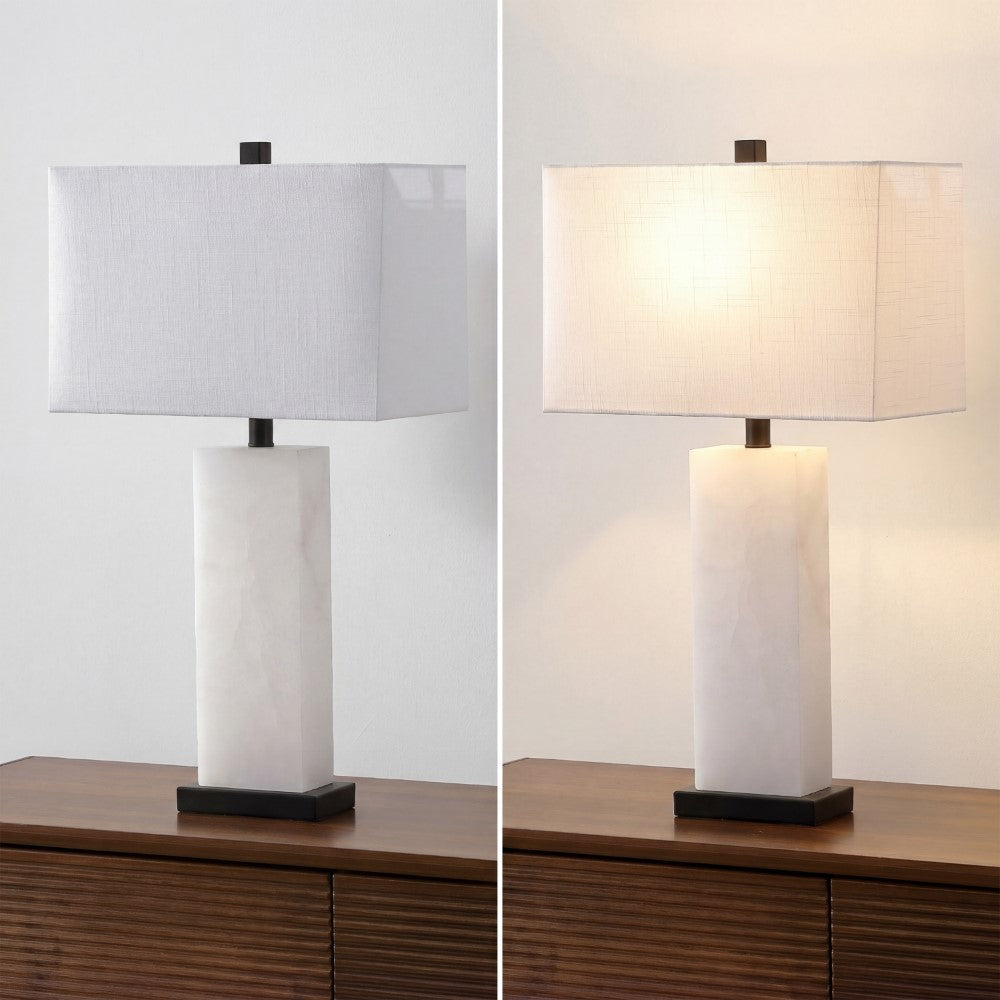 Paxton 27" Alabaster LED Table Lamp