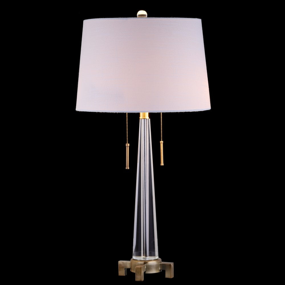 Decker 29.5" 2-Light Crystal LED Table Lamp