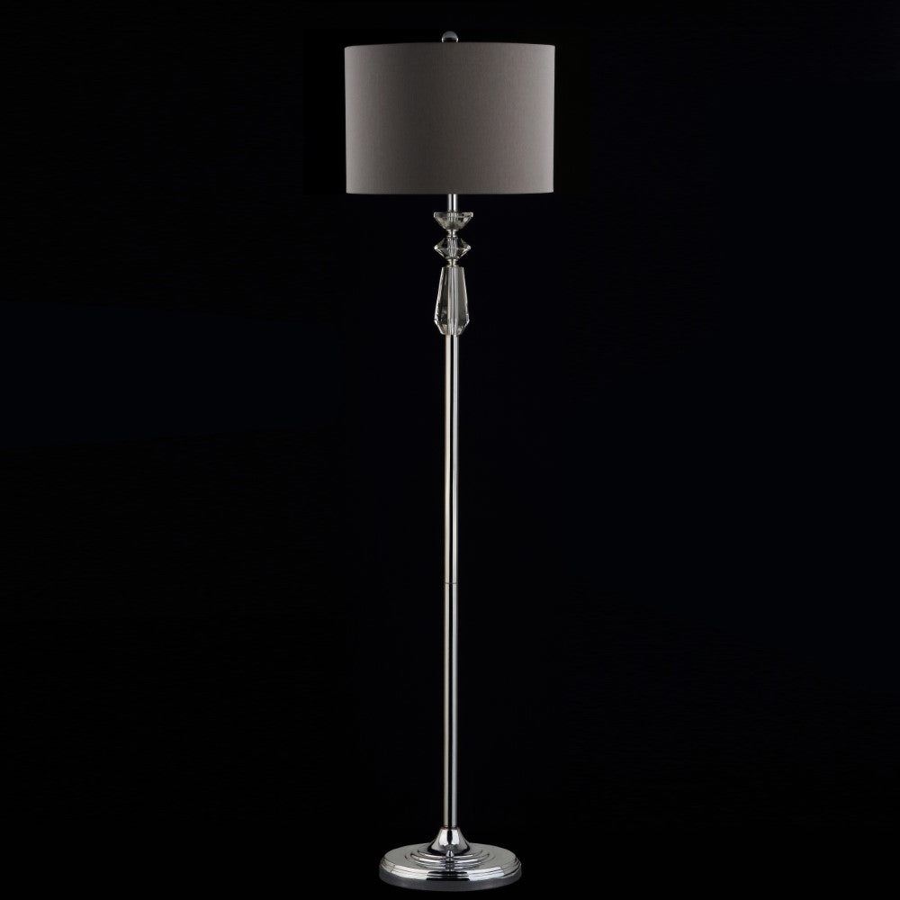 Carmelo 59.5" Crystal / Metal LED Floor Lamp