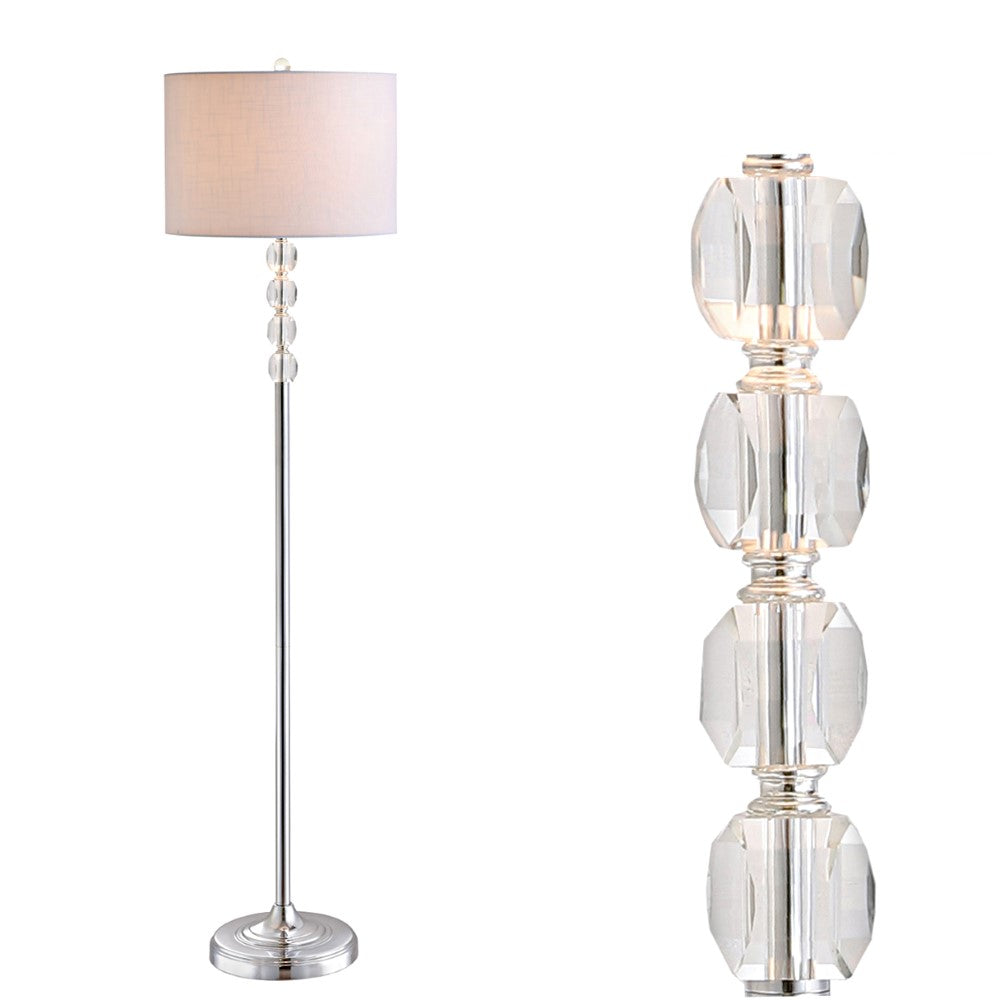 Blake 59.5" Crystal / Metal LED Floor Lamp