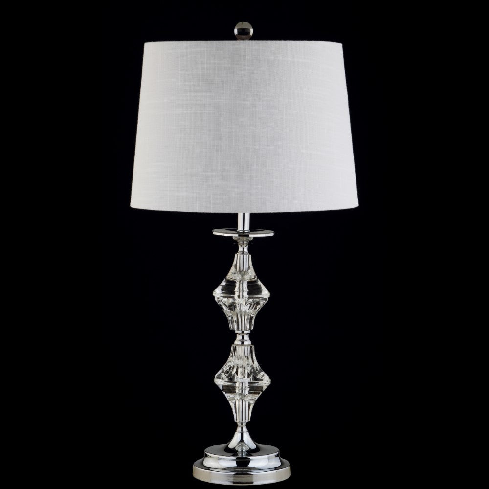 Elaine 27.5" Crystal LED Table Lamp, Set of 2