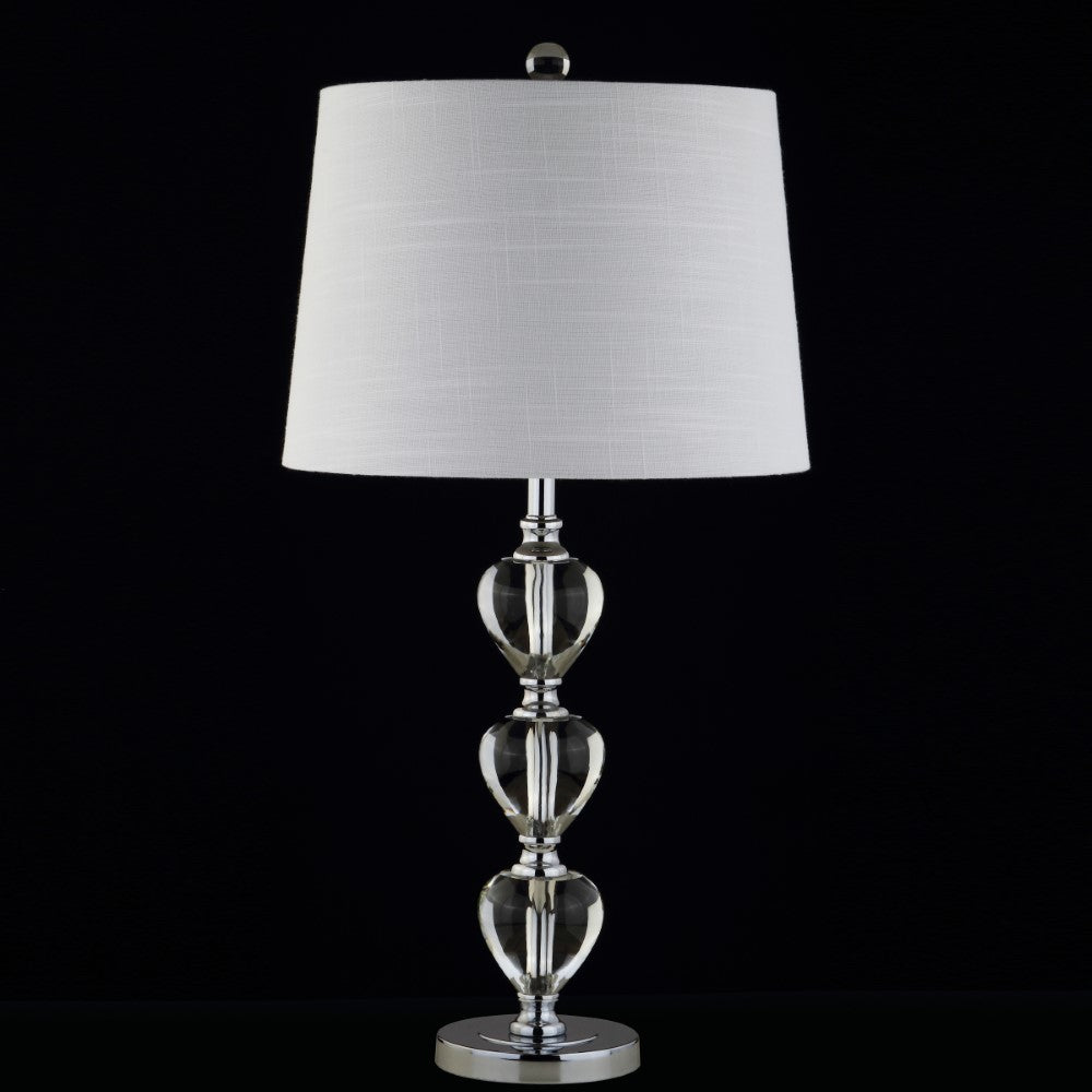 Nathan 27" Crystal LED Table Lamp