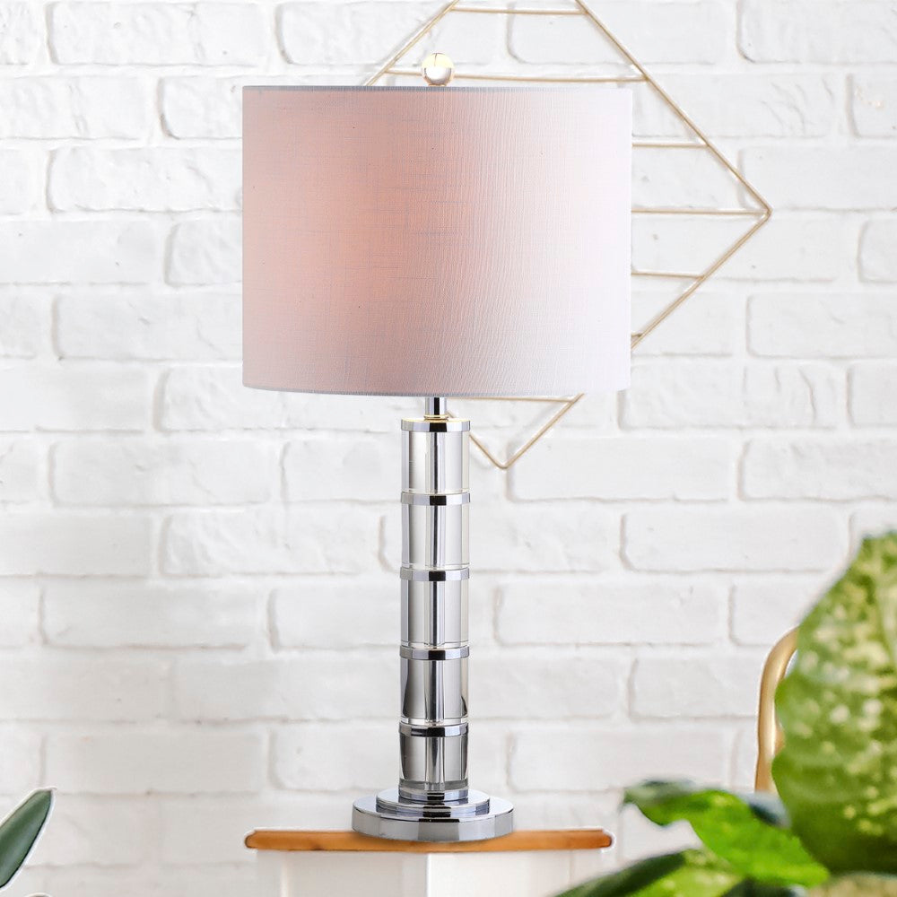 Linda 26" Crystal LED Table Lamp