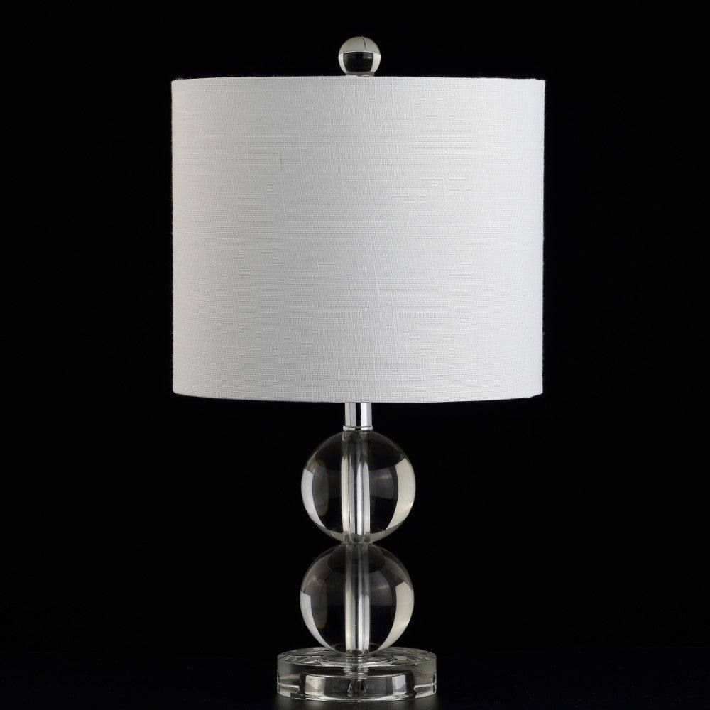 David 17.5" Crystal LED Table Lamp