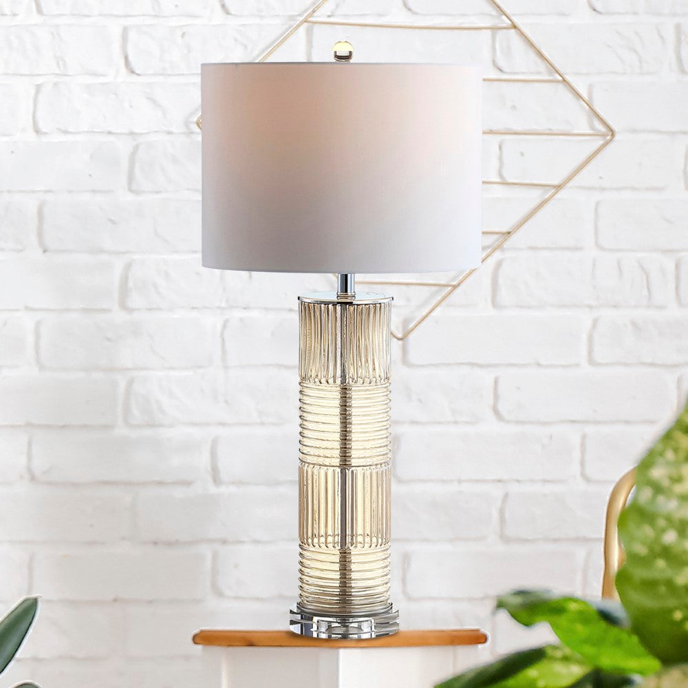 Carnaby 30" Glass/Crystal LED Table Lamp