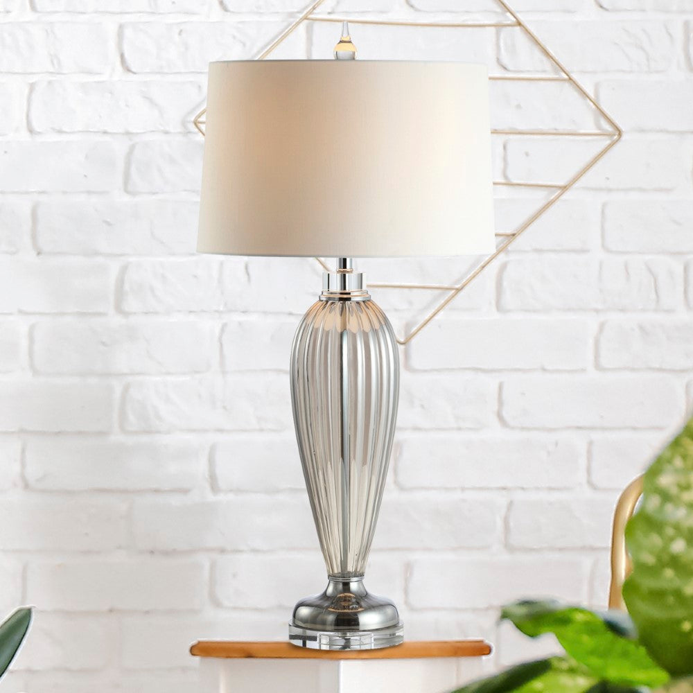Ulster 33.5" Glass/Crystal LED Table Lamp