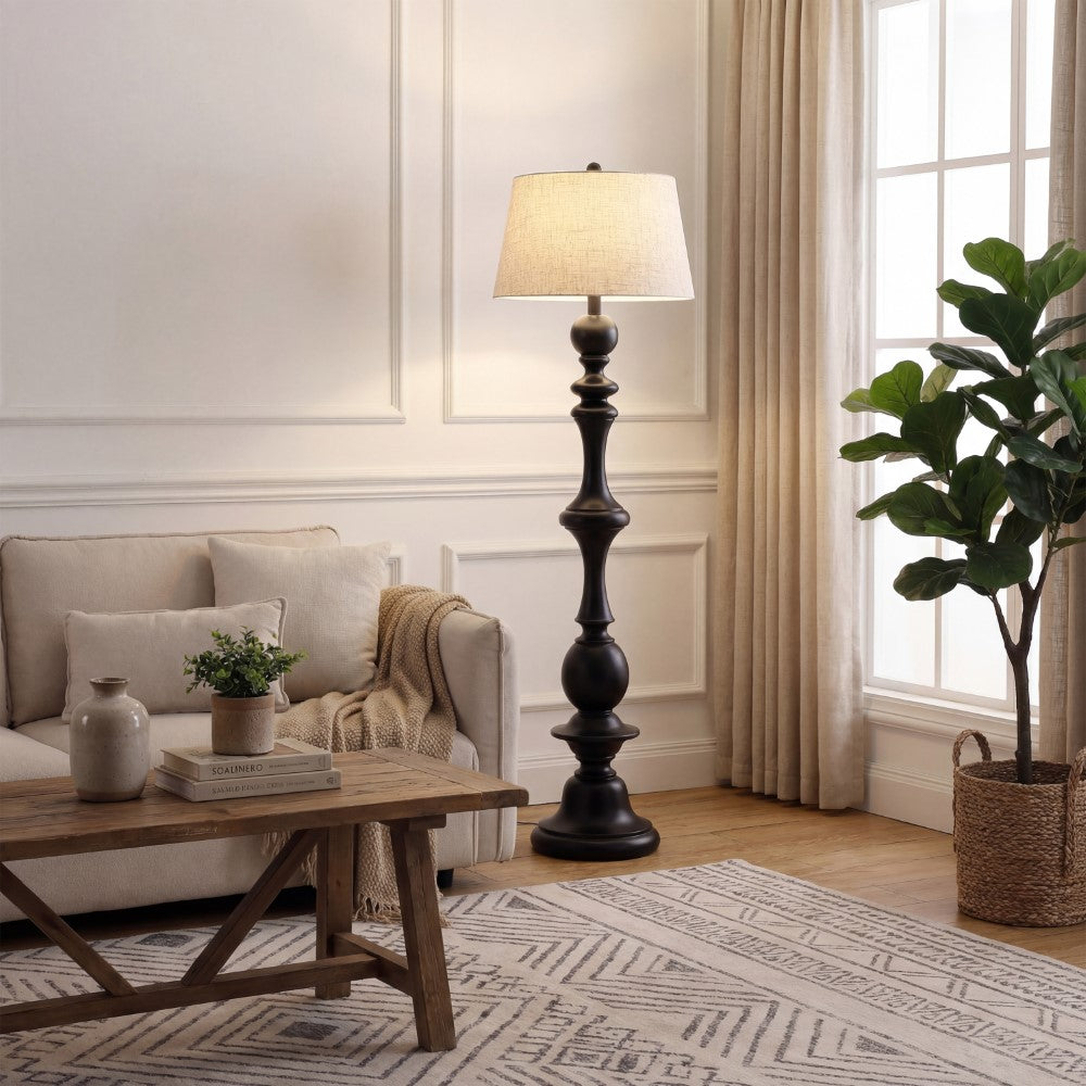 Nicolas 67" Resin LED Floor Lamp