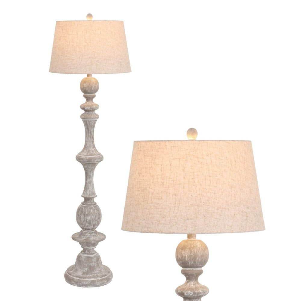 Nicolas 67" Resin LED Floor Lamp
