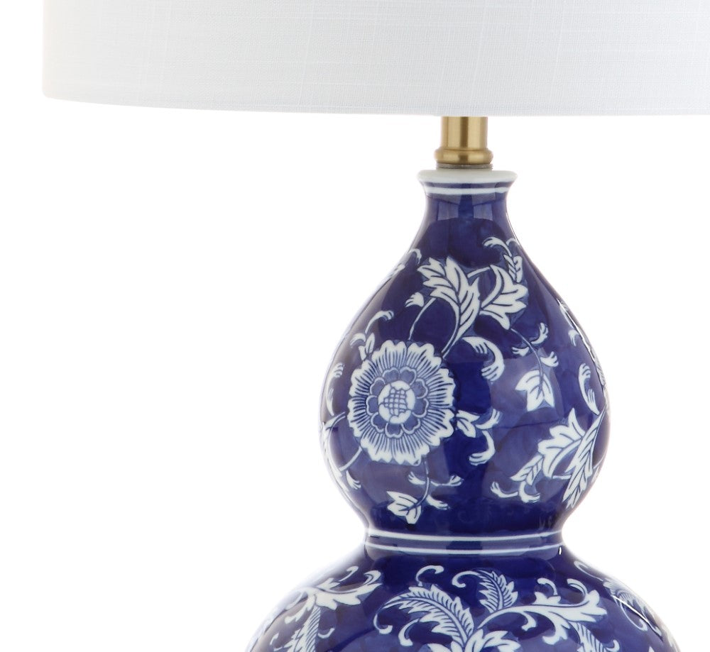 Angie 27" Ceramic Chinoiserie LED Table Lamp