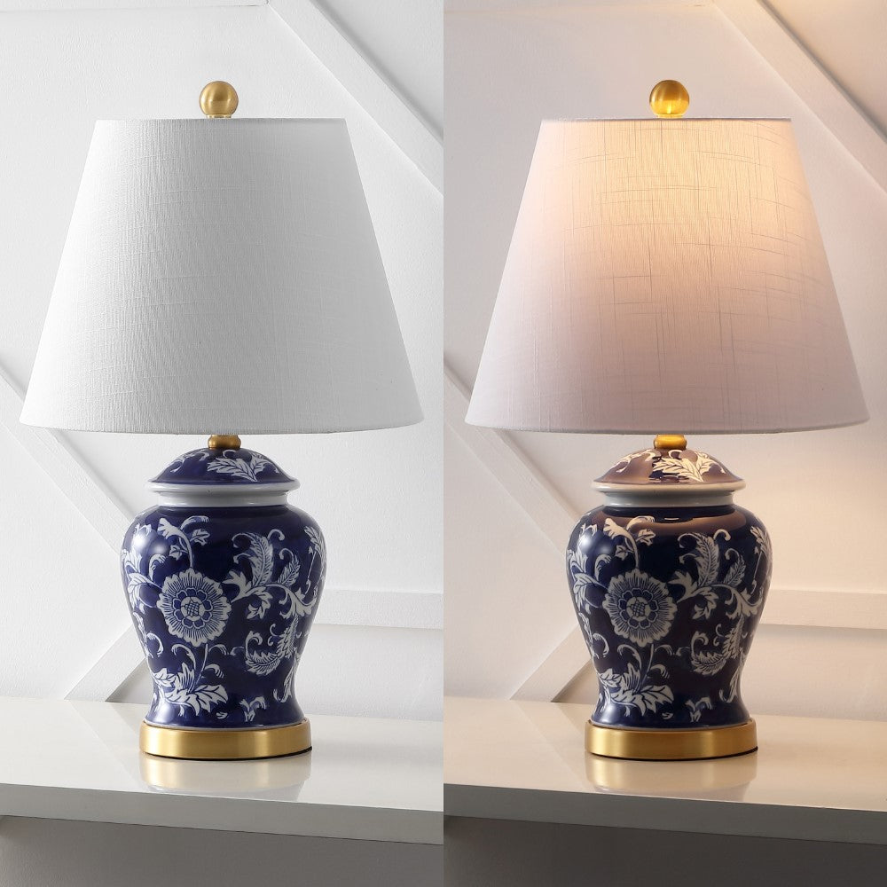 Danny 22" Chinoiserie LED Table Lamp