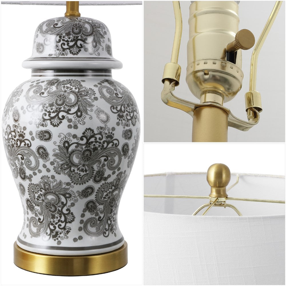 Fabian 29.5" Ceramic LED Table Lamp