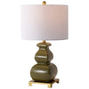 Olive Green/Brass Gold
