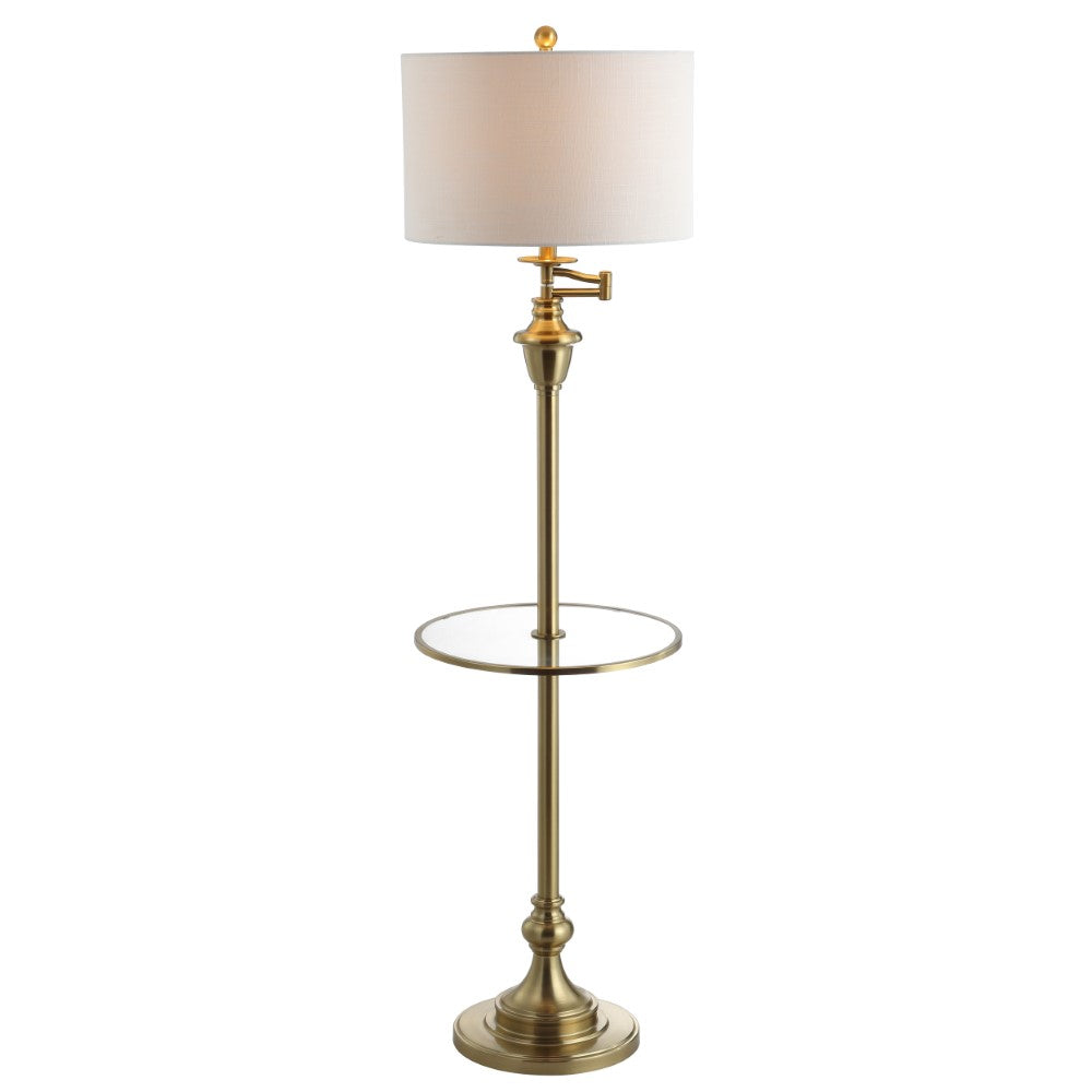 Iris 60" Metal/Glass LED Side and Floor Lamp
