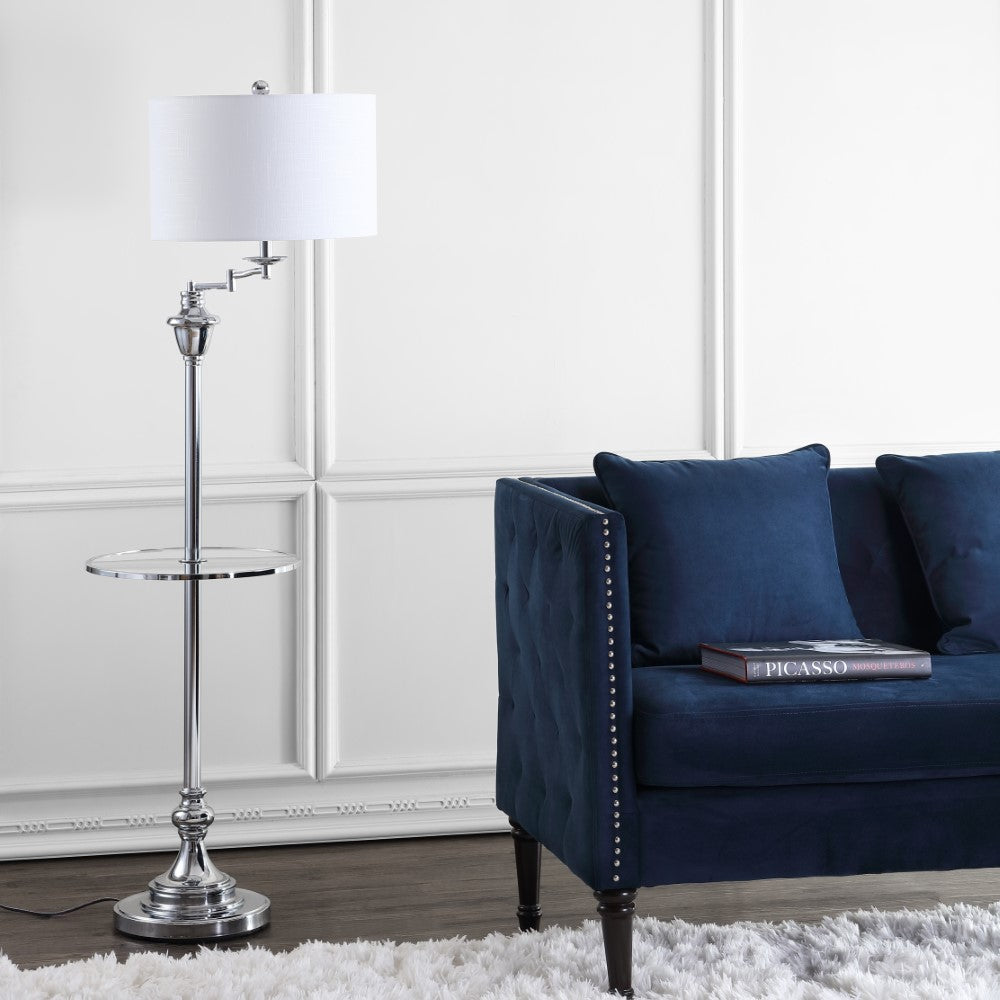 Iris 60" Metal/Glass LED Side and Floor Lamp