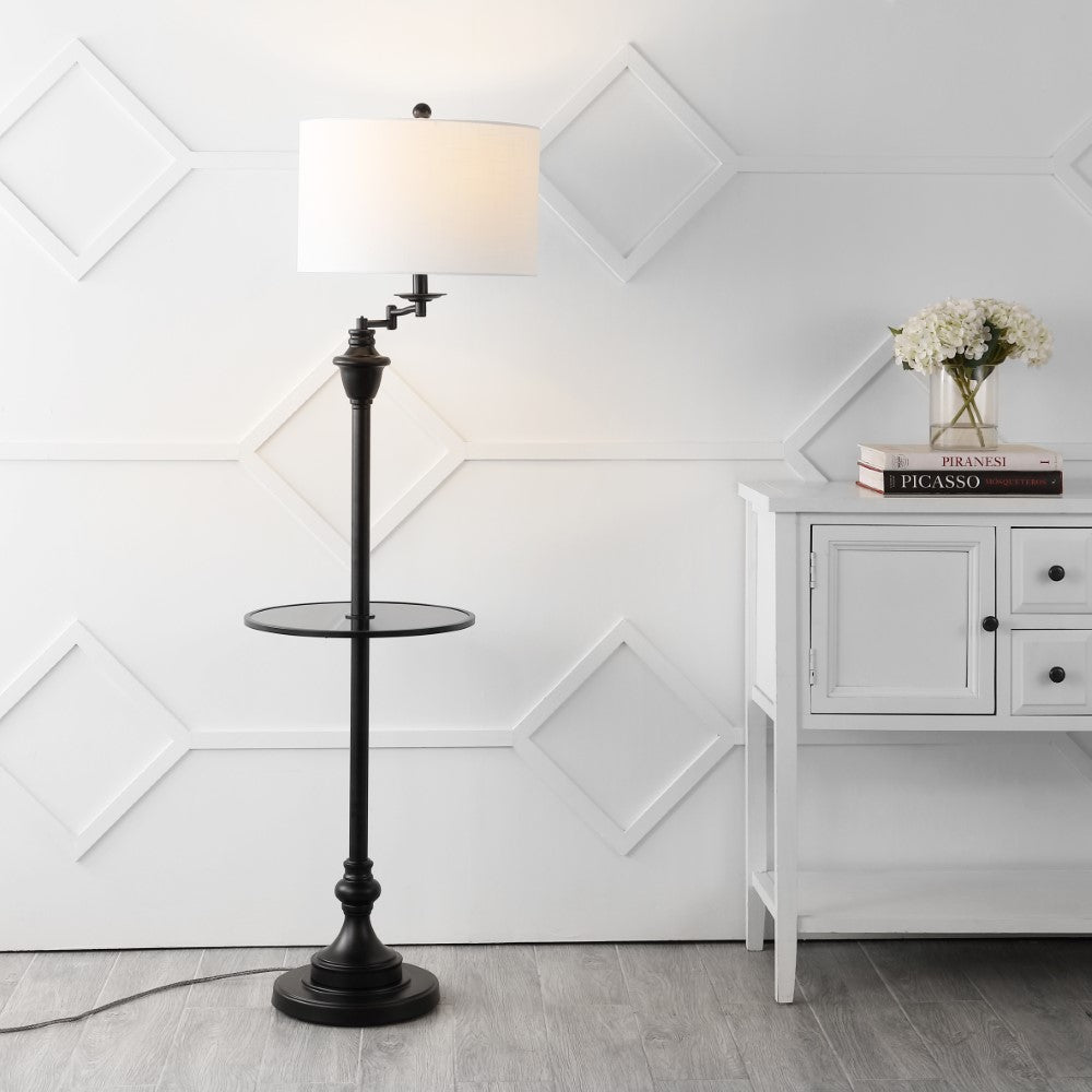 Iris 60" Metal/Glass LED Side and Floor Lamp