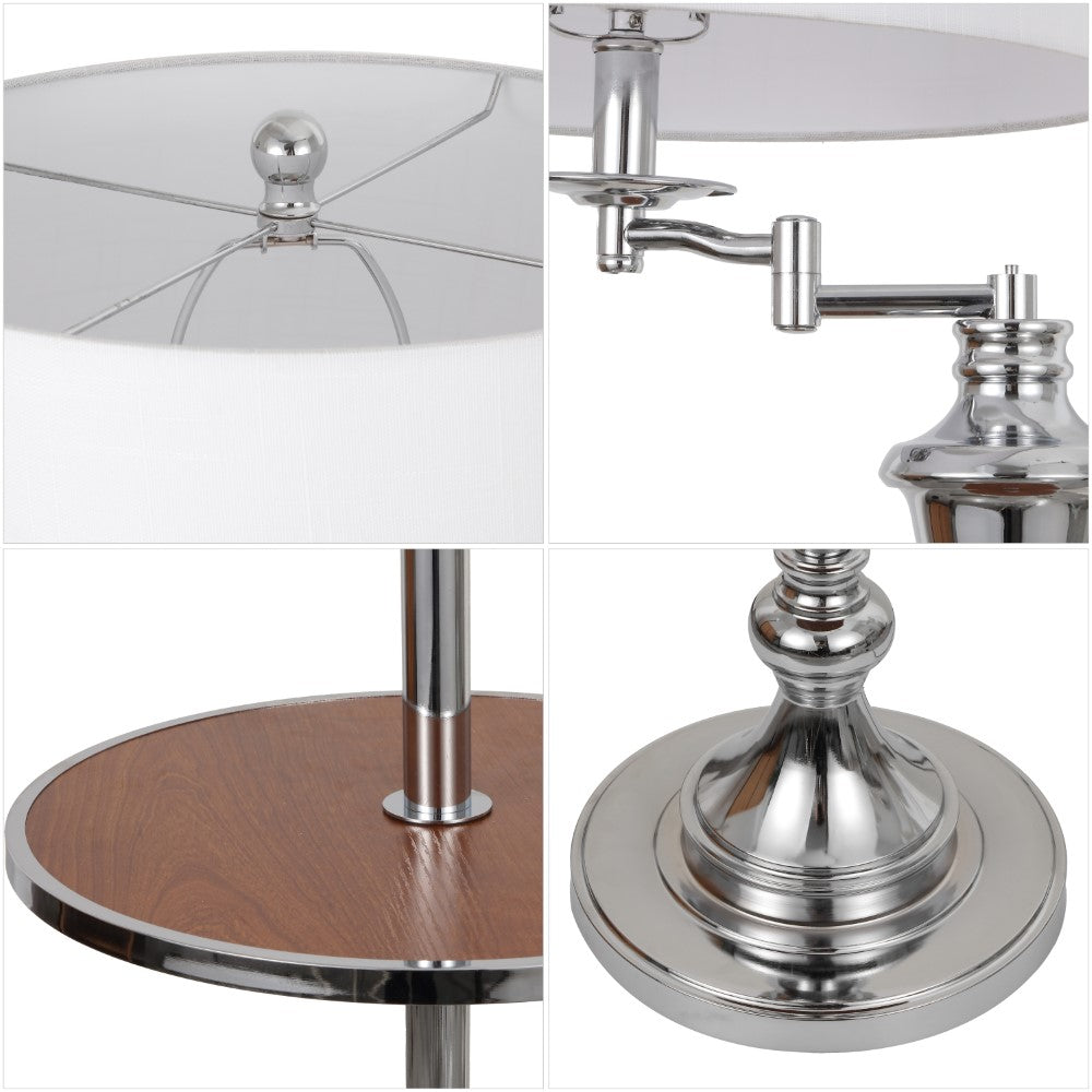 Iris 60" Metal/Glass LED Side and Floor Lamp