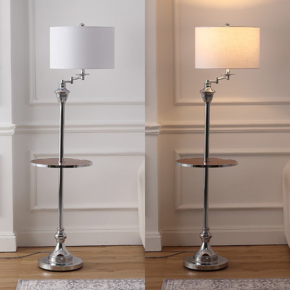 Iris 60" Metal/Glass LED Side and Floor Lamp