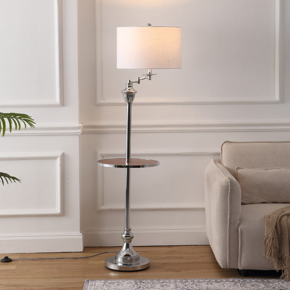 Iris 60" Metal/Glass LED Side and Floor Lamp