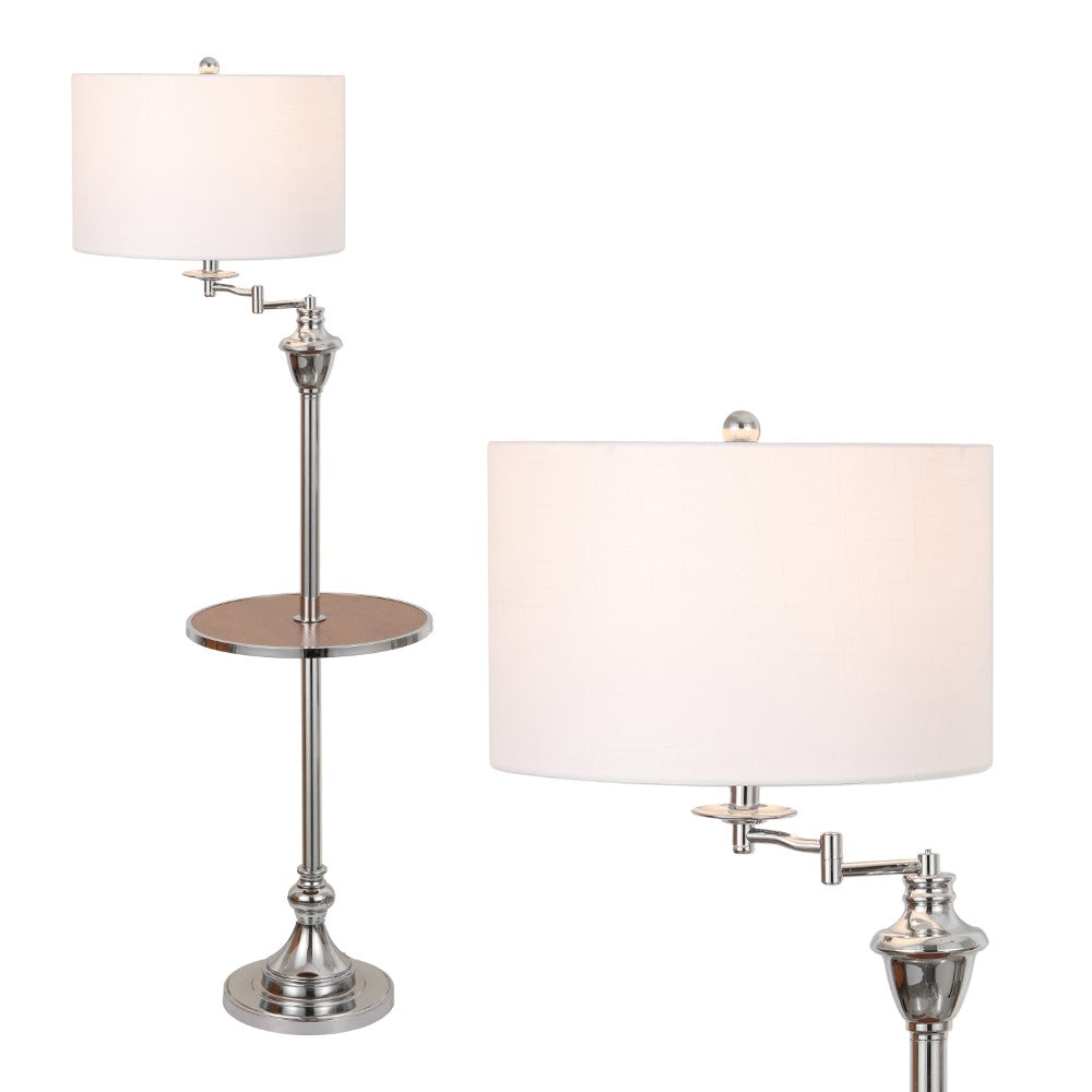 Iris 60" Metal/Glass LED Side and Floor Lamp