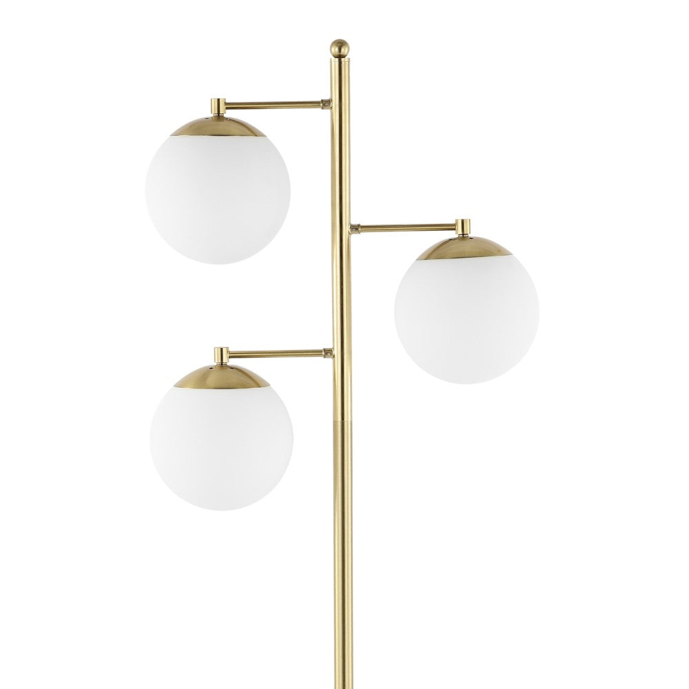 Vintage Brass 66" Modern Vintage Iron LED Floor Lamp