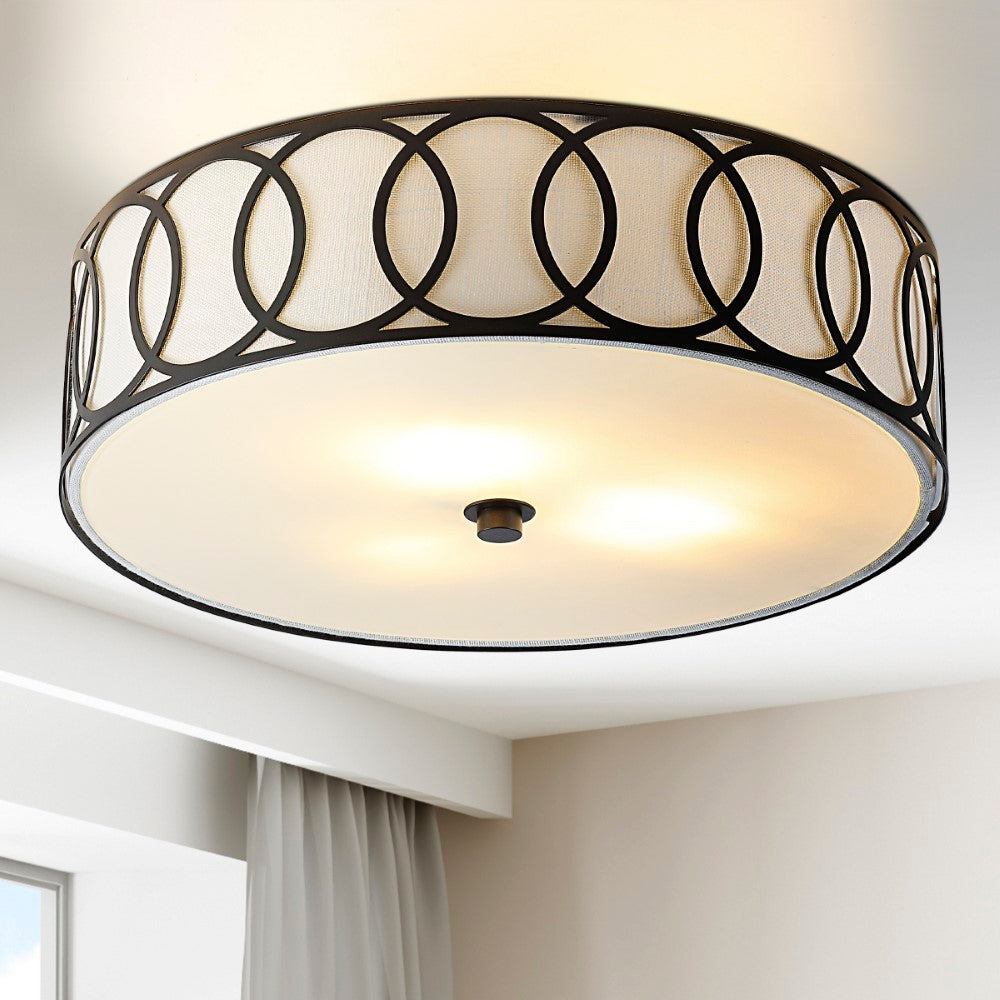Jazmine Metal LED Flush Mount