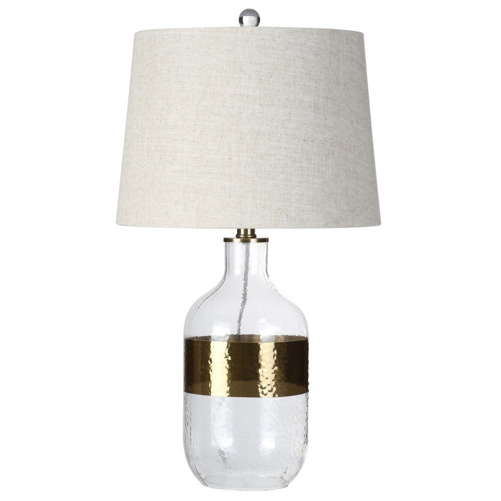 Olive 25.5" Glass LED Table Lamp