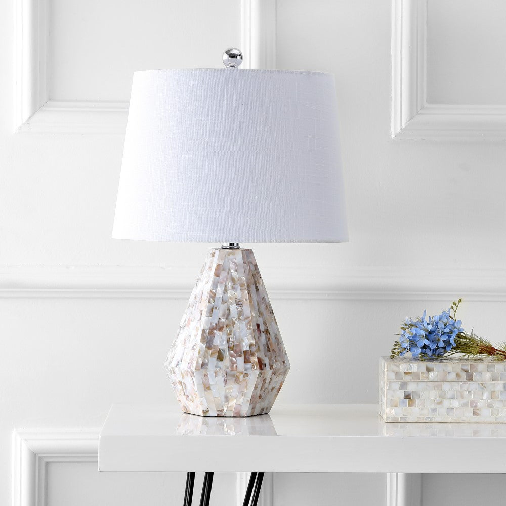 Jake 21" Seashell LED Table Lamp, Set of 2