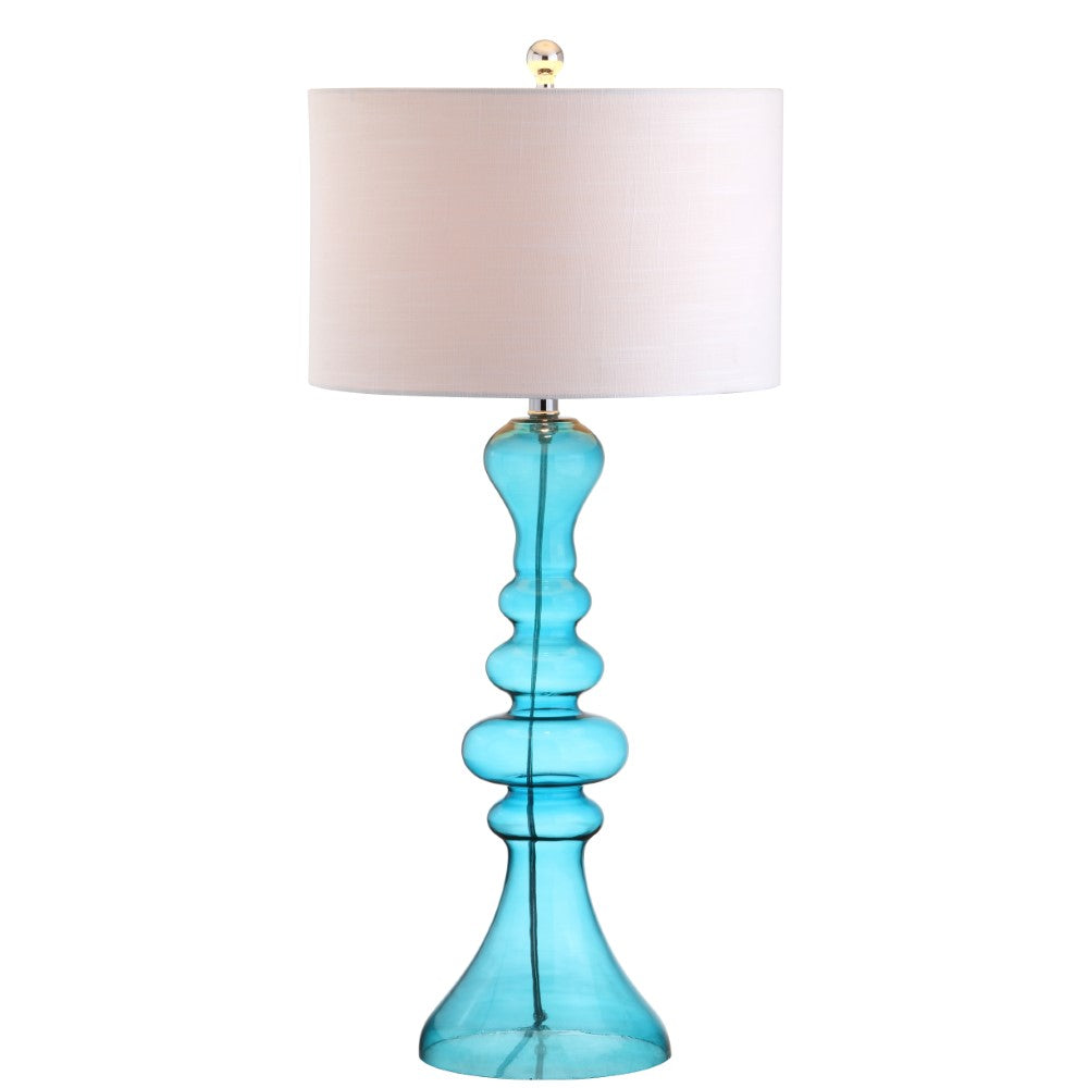 Jillian 35" Curved Glass LED Table Lamp