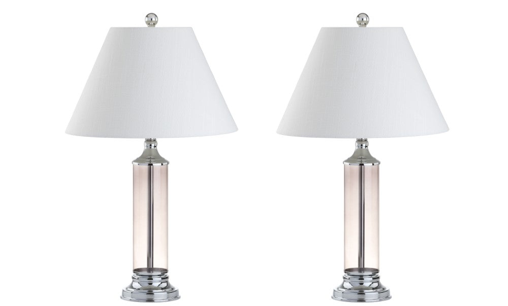Oscar 29" Glass LED Table Lamp, Set of 2